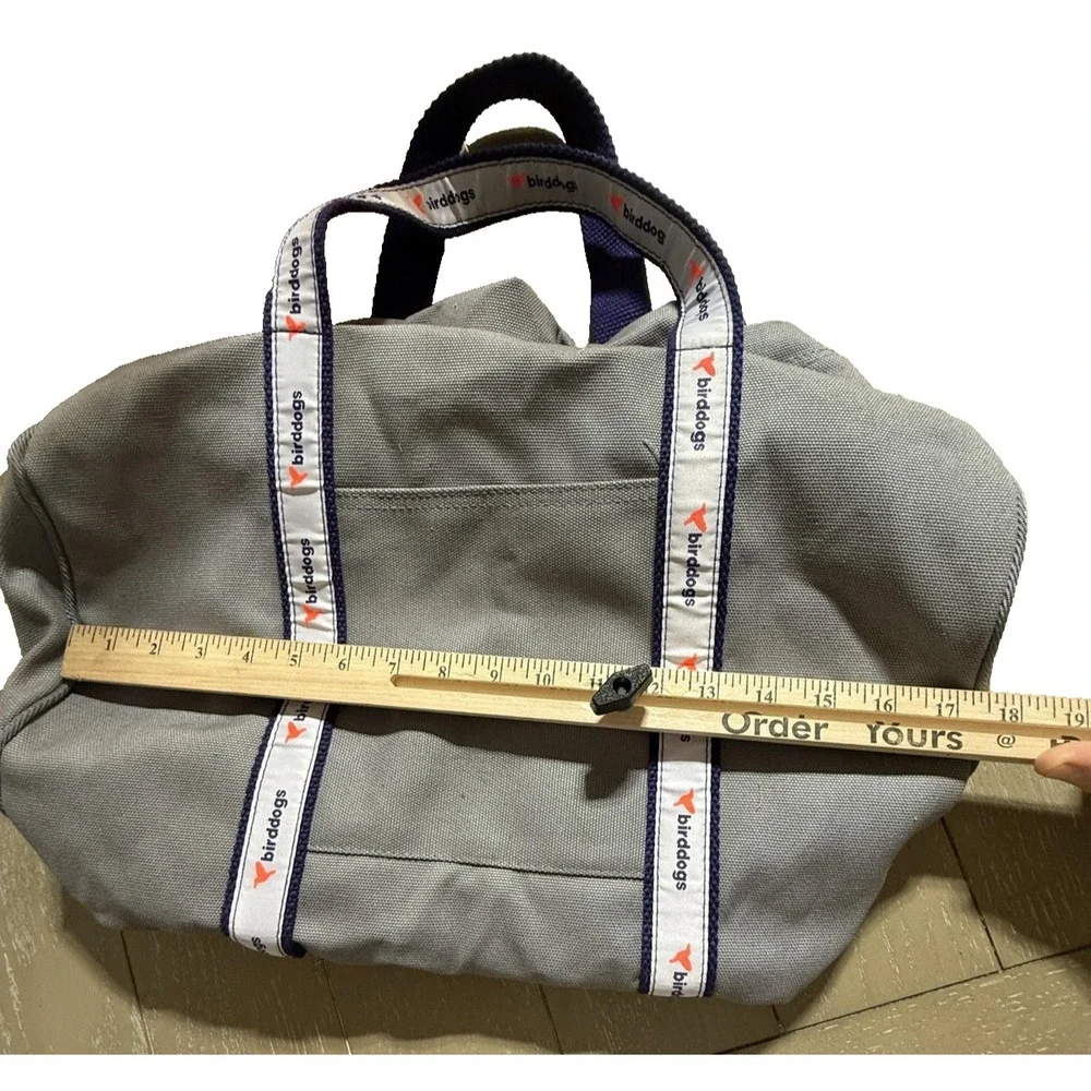 birddogs Duffel Bag‎ Gray Barrel Gym Travel Shoulder Weekender Carry On Branded